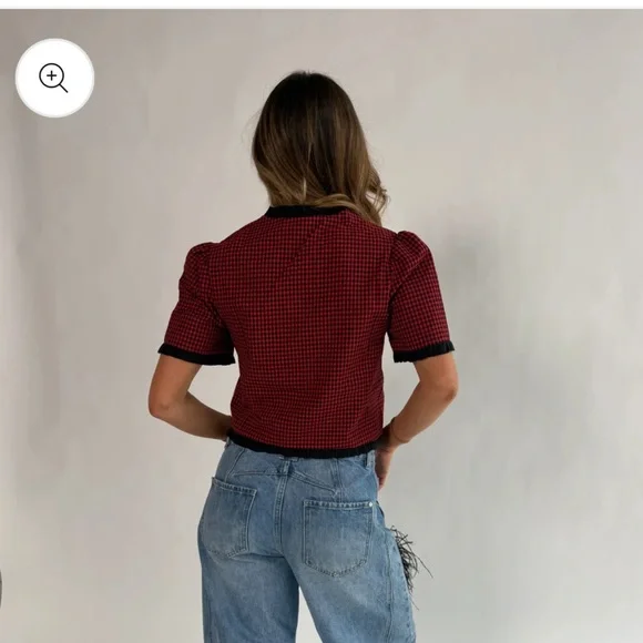 FAITH NAOMI SCARLETT CHECKERED TOP SMALL BRAND NEW SOLD OUT - Picture 4 of 10